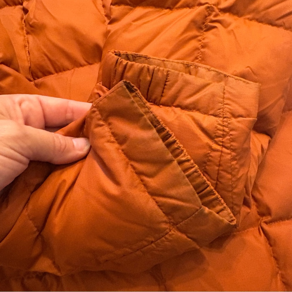 Quicksilver Orange Ghost Tree Puffer Jacket Medium - image 5